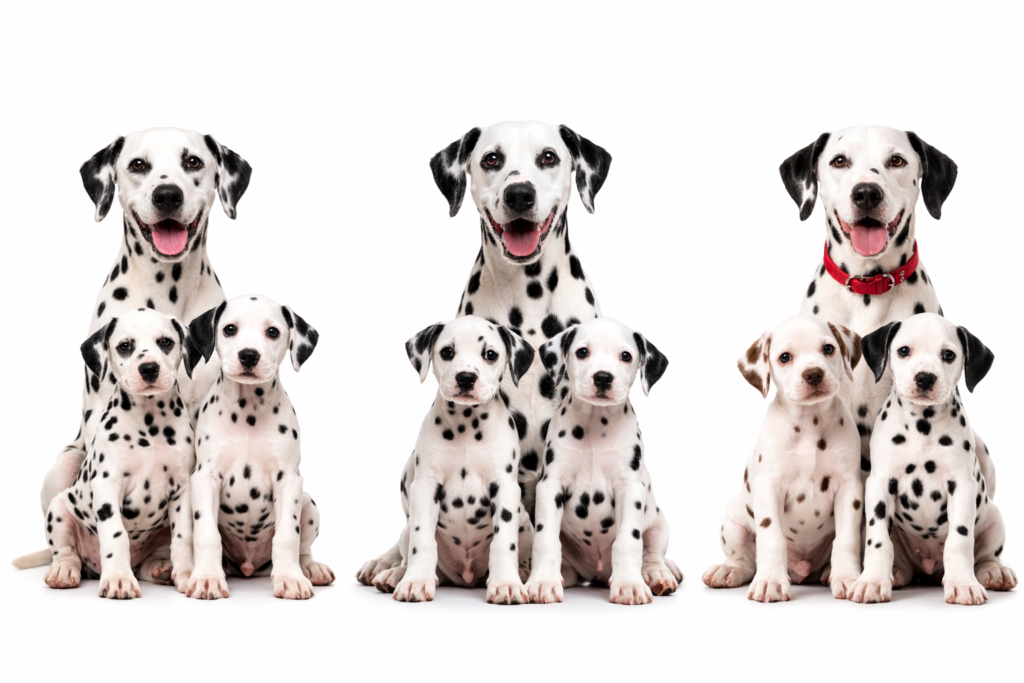 High-quality image of a Dalmatian dog with distinct black spots, showcasing its playful and energetic personality